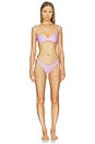 view 4 of 5 Asher Bikini Top in Lavender Pearl