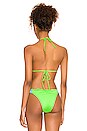 view 3 of 4 Fifi Bikini Top in Lime Glow