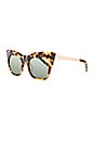 view 2 of 3 LUNETTES DE SOLEIL KOHL & KAFTAN in Dark Tortoise & Gold