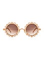 view 1 of 3 x Rocky Barnes Moon & Stars Sunglasses in Rose Gold