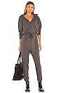 view 1 of 3 French Terry Jumpsuit in Pavement Grey