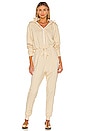 view 1 of 3 French Terry Jumpsuit in Nude