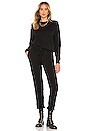 view 4 of 4 FRENCH TERRY 스웻팬츠 in Black