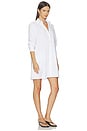 view 2 of 3 Felicia Cotton Poplin Button Down Dress in White
