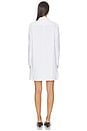 view 3 of 3 Felicia Cotton Poplin Button Down Dress in White