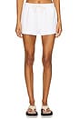 view 1 of 6 Summer Boucle Shorts in White