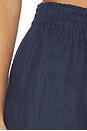 view 6 of 6 리넨 쇼츠 in Navy