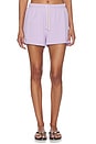 view 1 of 6 SHORT SWEAT EN MOLLETON LAYLA in Ultraviolet