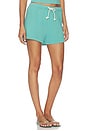 view 2 of 6 SHORTS DEPORTIVOS DE FELPA FRANCESA LAYLA in Teal Blue