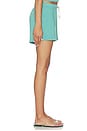 view 3 of 6 SHORTS DEPORTIVOS DE FELPA FRANCESA LAYLA in Teal Blue