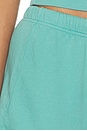 view 6 of 6 SHORTS DEPORTIVOS DE FELPA FRANCESA LAYLA in Teal Blue