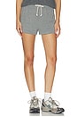 view 1 of 7 SHORT SWEAT EN MOLLETON LAYLA  in Dark Heather Grey