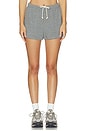 view 2 of 7 SHORT SWEAT EN MOLLETON LAYLA  in Dark Heather Grey
