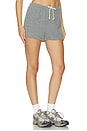 view 3 of 7 SHORT SWEAT EN MOLLETON LAYLA  in Dark Heather Grey