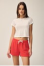 view 1 of 8 French Terry Sweat Shorts in Poppy Red