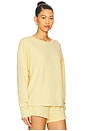 view 2 of 4 French Terry Pullover Sweatshirt in Banana