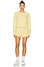 view 4 of 4 French Terry Pullover Sweatshirt in Banana