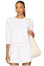 view 1 of 4 Sumer Boucle Sweatshirt in White