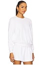 view 2 of 4 Sumer Boucle Sweatshirt in White