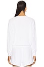 view 3 of 4 Sumer Boucle Sweatshirt in White