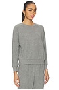 view 2 of 4 Alexi French Terry Sweatshirt in Dark Heather Grey