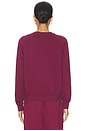 view 3 of 4 Alexi French Terry Sweatshirt in Dark Burgundy