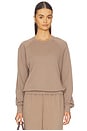 view 1 of 4 French Terry Sweatshirt in Mocha