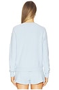 view 3 of 4 Fleece Crew Neck Sweatshirt in Powder Blue