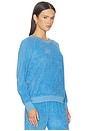 view 2 of 4 Saylor Loop Terry Sweatshirt in Pacific Blue