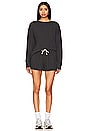 view 4 of 4 French Terry Pullover Sweatshirt in Vintage Black
