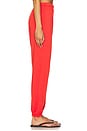 view 3 of 6 French Terry Easy Sweatpant in Poppy Red
