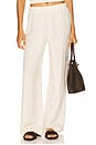 view 1 of 6 Woven Linen Pant in Sugar