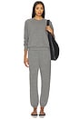 view 5 of 6 Stevie Sweatpant in Dark Heather Grey