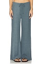 view 1 of 6 Maddie Waffle Drawstring Pant in Slate