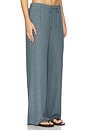 view 2 of 6 Maddie Waffle Drawstring Pant in Slate