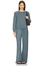 view 5 of 6 Maddie Waffle Drawstring Pant in Slate