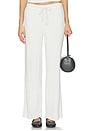 view 1 of 6 Maddie Waffle Drawstring Pant in Ash