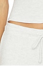 view 6 of 6 Maddie Waffle Drawstring Pant in Ash