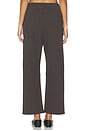 view 4 of 6 Fallon Structured Fleece Barrel Pant in Vintage Black