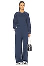 view 6 of 7 Travel Wide Leg Pants in Navy