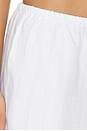 view 6 of 6 Lorana Linen Drawstring Pant in White