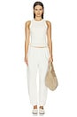 view 5 of 6 PANTALON SWEAT EASY JOHNNY  in Bright Ivory