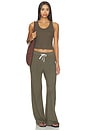 view 5 of 6 Noa Pocket Pant With Drawcord in Dark Olive