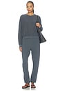 view 6 of 6 Stevie Fleece Jogger in Turbulence