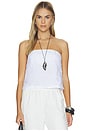 view 1 of 4 Gianna Linen Tube Top in White