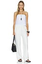 view 4 of 4 Gianna Linen Tube Top in White