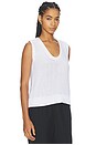 view 2 of 4 Peggy Cotton Sweater Tank Top in White