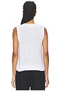 view 3 of 4 Peggy Cotton Sweater Tank Top in White