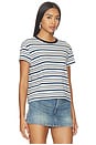 view 2 of 4 CAMISETA ALGODÓN DAWN in Navy Pacific Stripe