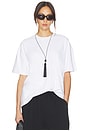 view 1 of 4 Camryn Oversized Heavy Cotton Tee in White